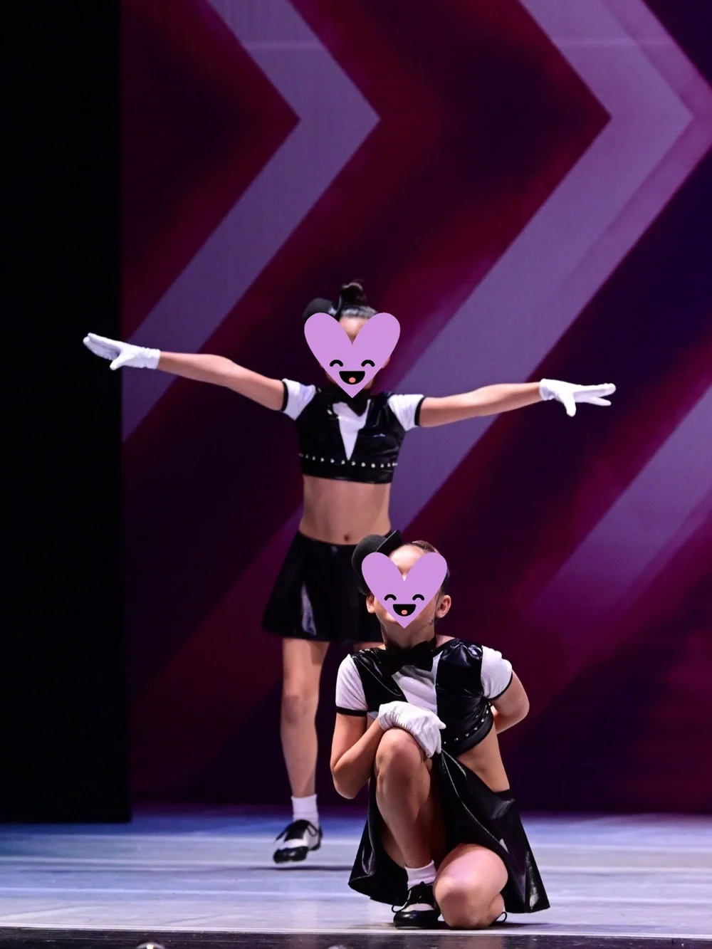 Custom Black and White Costume - Street size 8-10